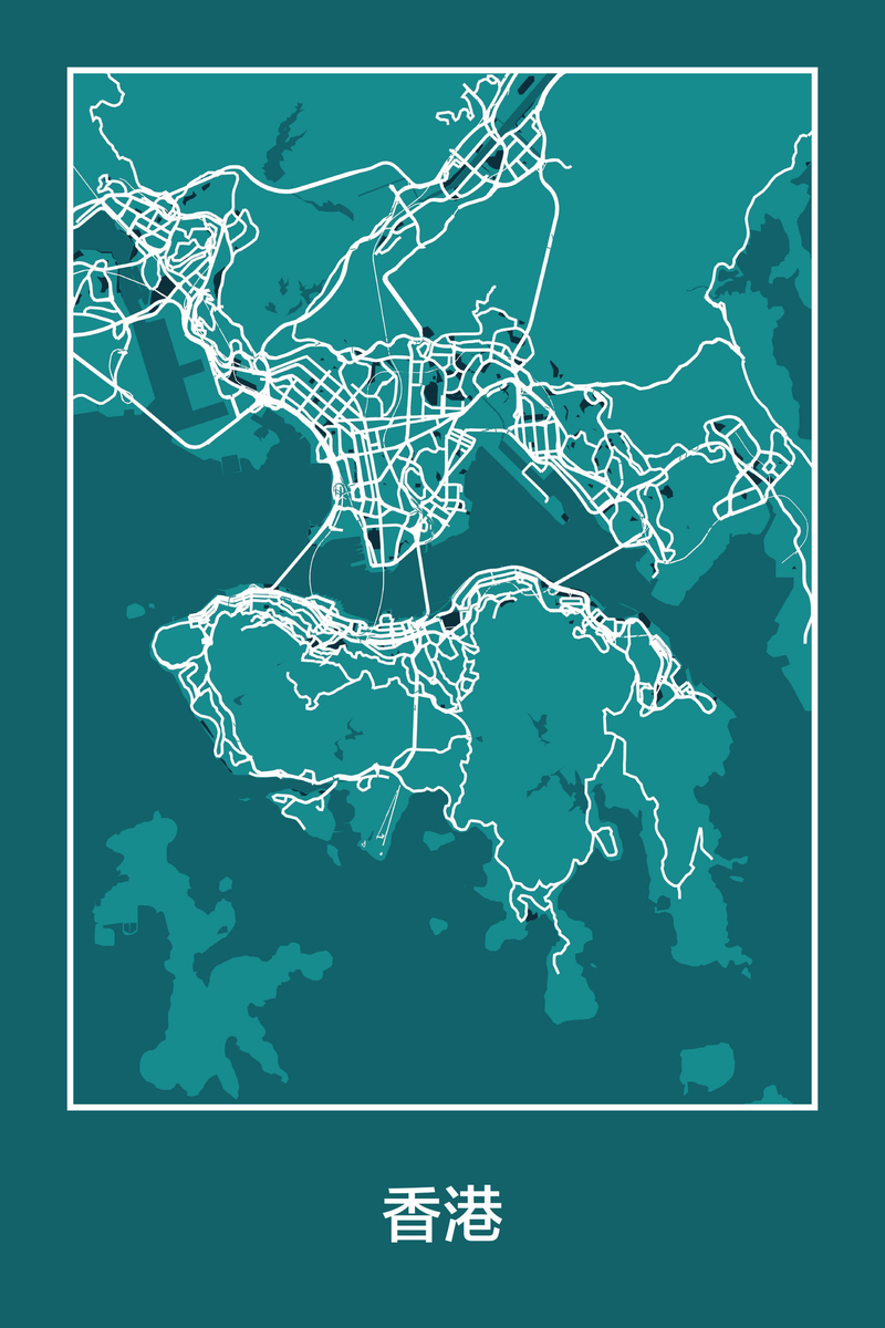 Illustration for article titled 14 Maps That Reveal The Hidden Beauty of Big Cities